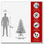 Arbre de Noël 7 pi
