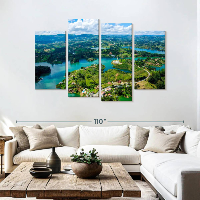 Marchelle Medellin Aerial View, 54" H x 84" W