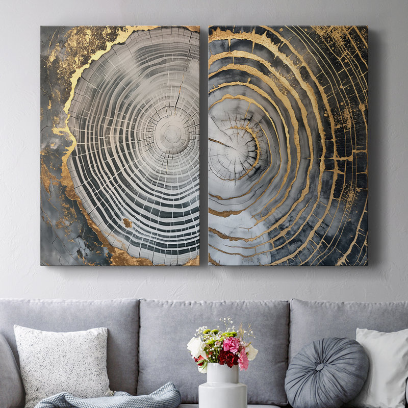 ABSTRACT Series CCLIII-Premium Gallery Wrapped Canvas -Ready to Hang, 18" H x 24" W