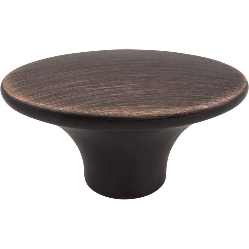 Hudson Oval Knob, Brushed Oil Rubbed Bronze