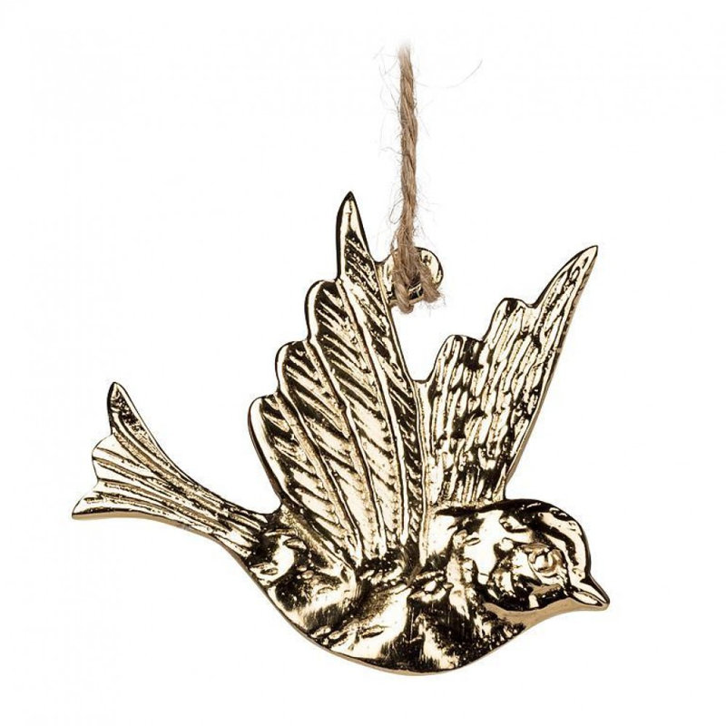 Ornement simple oiseau plat