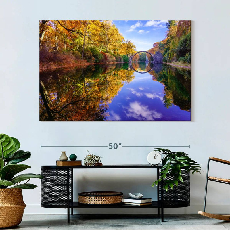 Alvord Autumn Lake, H 34 po x l 51 po