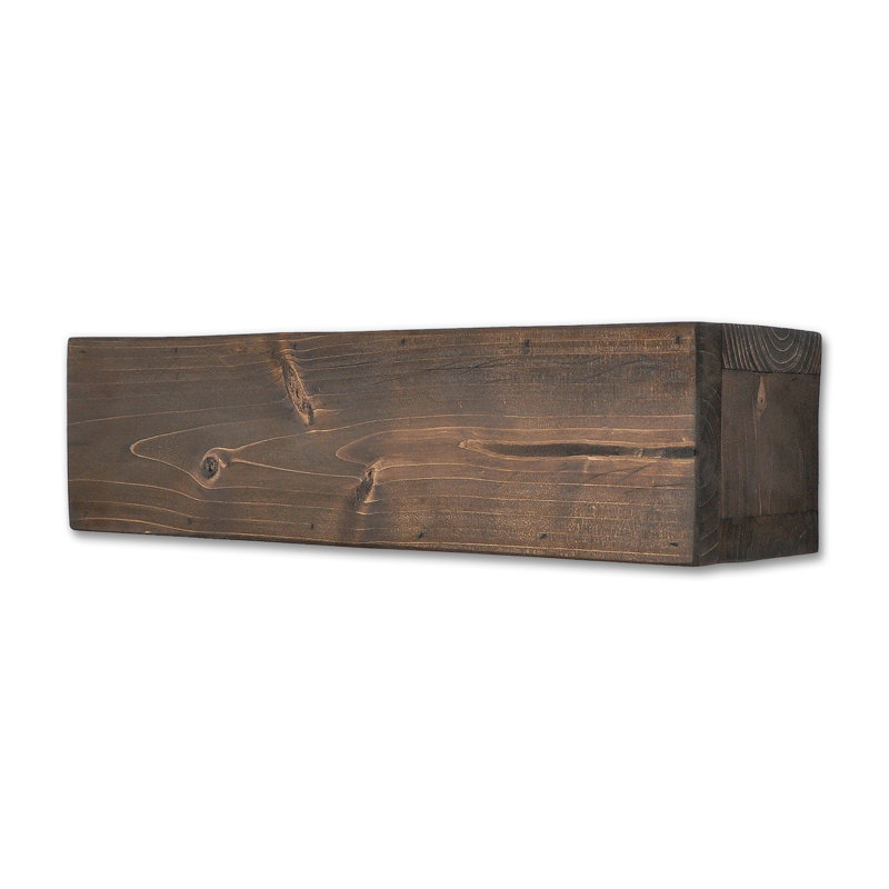 100% Solid Wood Floating Shelf, 5.1" H x 15.7" W x 4.3" D
