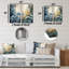 Ensemble de salon blanc et bleu Tropical-1693639153