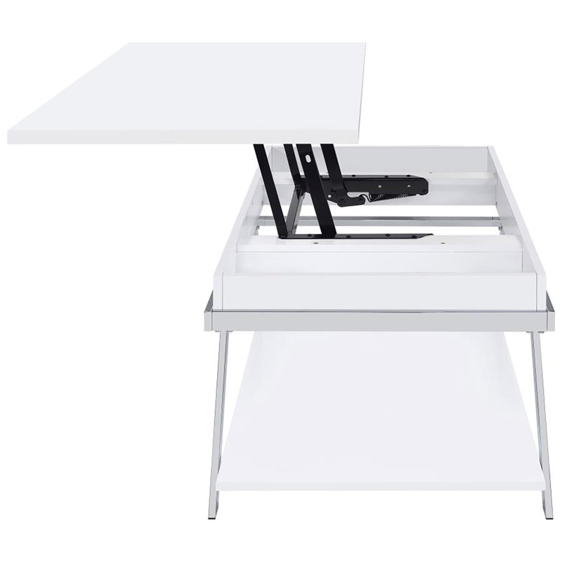 Table basse à plateau relevable Hallman