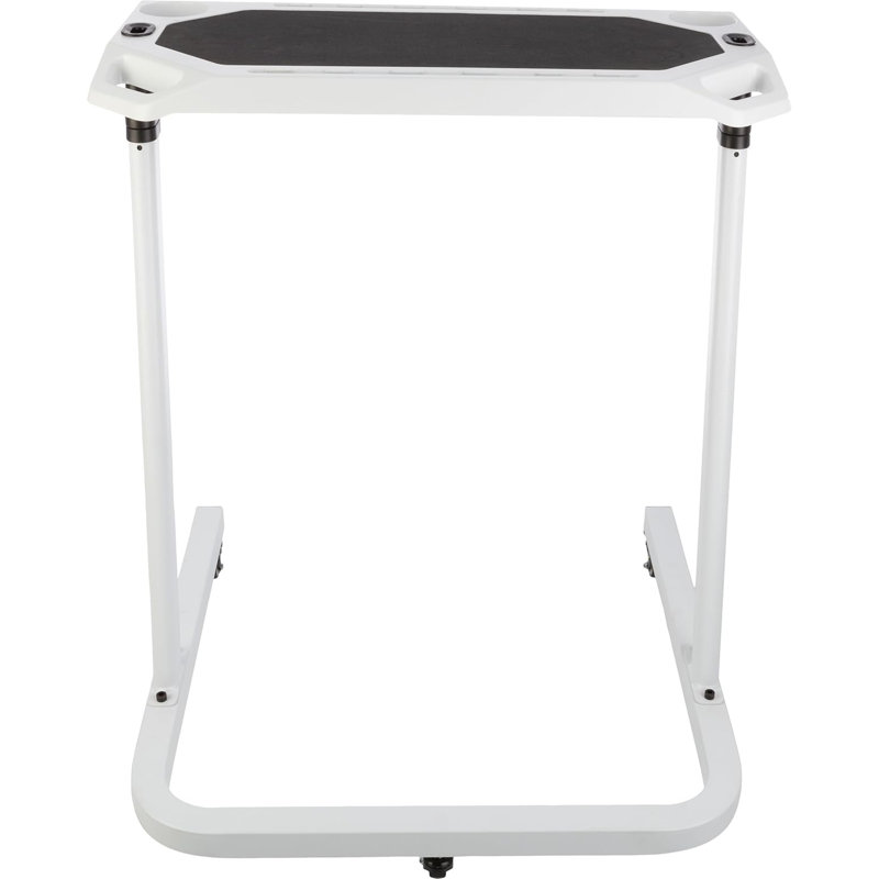 Adjustable Rolling Bike Desk With Laptop Stand For Stationary Bike Or Trainer - Portable Workstation For Exercise, Work, Or TV Watching