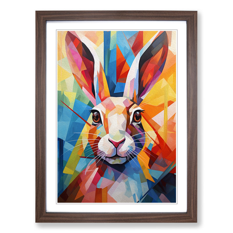 Hare Abstract No.2 - Framed Print