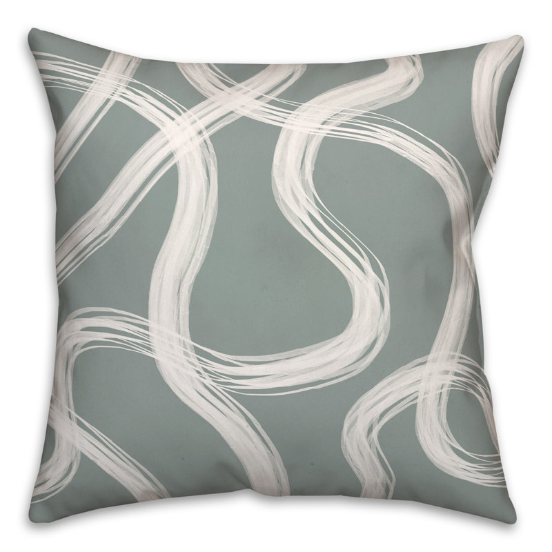  Housse de coussin décoratif en polyester / mélange de polyester, 16 po x 16 po