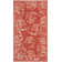 Arneshia Paisley Indoor / Outdoor Area Indoor/Outdoor Area Rug in Red/Natural