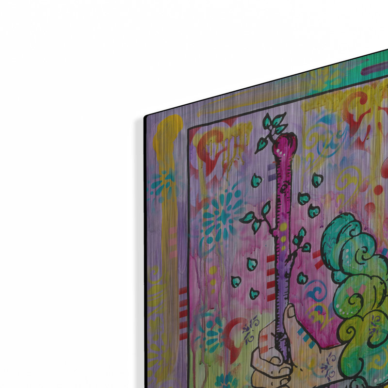Red Barrel Studio® «Tarot - Ace Of Wands» par Dean Russo, art mural en métal, H 24 po x l 16 po