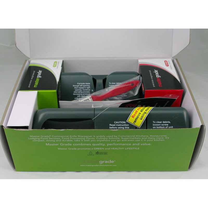 Master Grade Heavy Duty Commercial Electric Knife Sharpener for All Knives, Knife Sharpeners for Kitchen Knives 110V NSF and UL Commercial Certified