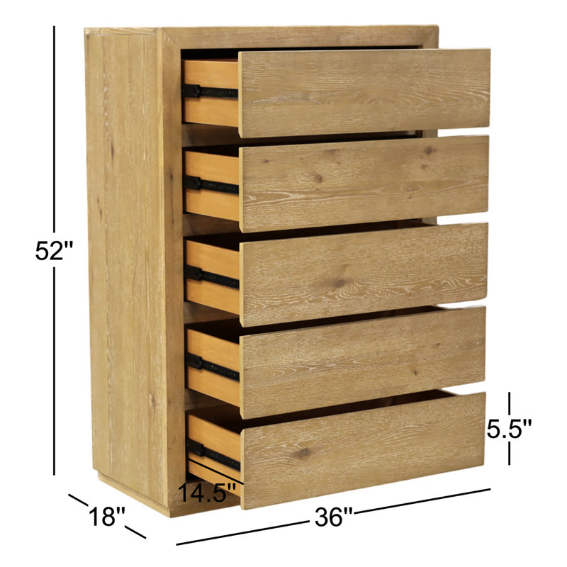 Dawson Five Drawer Chest