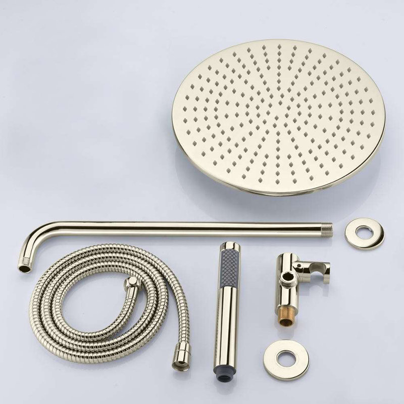 Oceana Shower Set with Rainfall Shower Head Faucet Luxurious and Modern Showering Experience