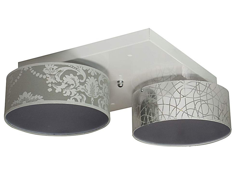 Pulley Fabric Semi Flush Mount