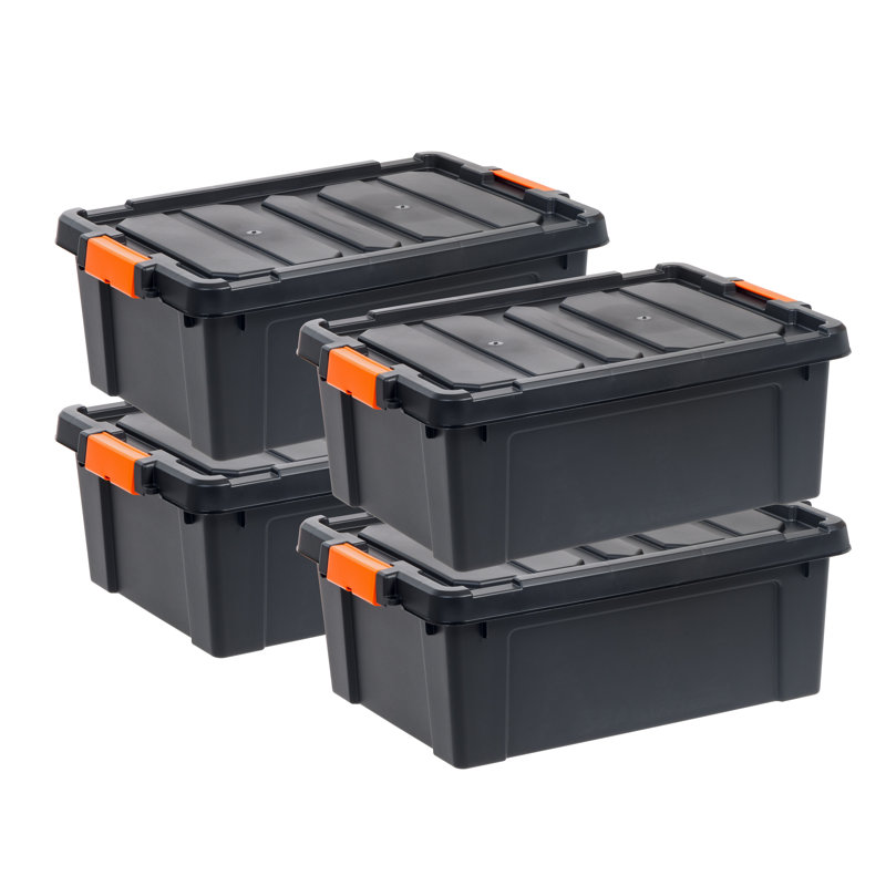 IRIS 20 Qt./5 Gal. Heavy-duty Stackable Storage Tote, 47
