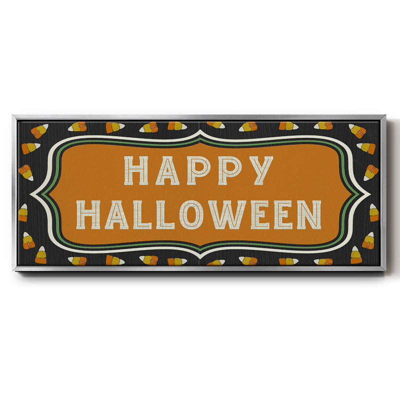 Happy Hallowween - toile encadrée