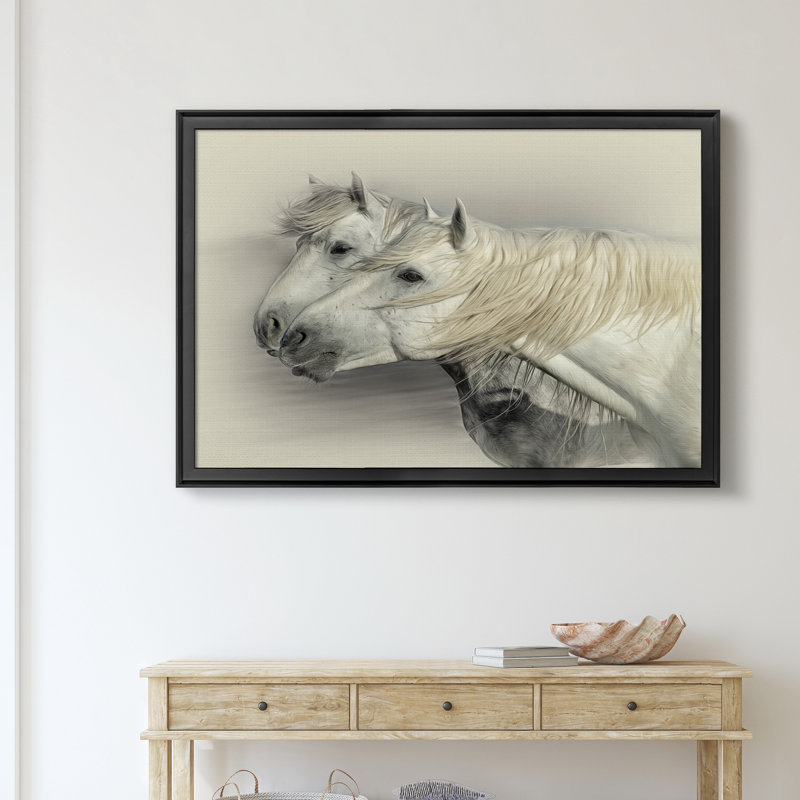«Curiosity» - Cadre photo, impression sur toile, H 18,5 po x l 24,5 po x P 1,5 po, Noir