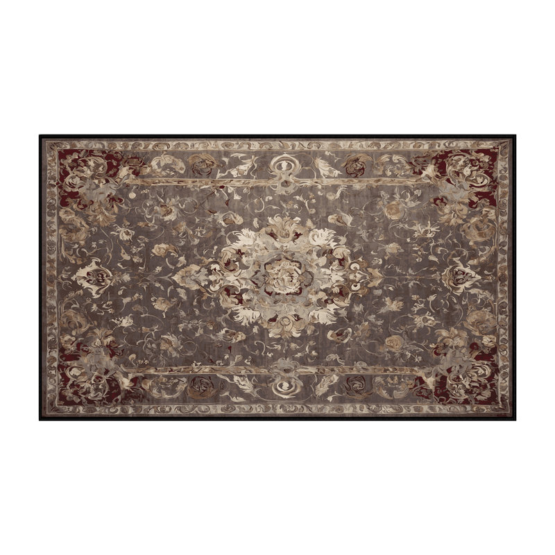 Silky Soft Plush Brown Area Rug, Runner 2' x 5'