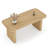 Johen 62.99'' L x 31.5'' W Rectangular Dining Table with Engineered Wood Tabletop-1573215964