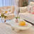 Small Space Cloud Coffee Table, 47" White Kid & Pet Safe Table with Soft Round Edges for Modern Living Room, Easy Assembly Accent Table