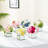Ciarah Square Glass Table Vase Crushed Diamond Paper Inlay(Set of 6)