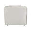 Chaise en chenille beige avec oreiller Yolanda
