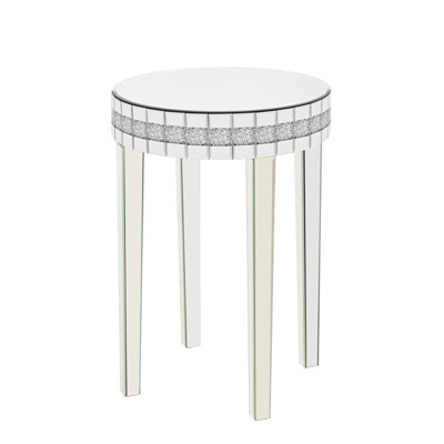 Table ronde avec base sculpturale en métal et verre trempé pour le café du matin, peu encombrant, 19,7 po de diamètre, 28,3 po de hauteur, coins de lecture idéaux, verre piédestal à taille de diamant, appartements