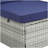 OUTDOOR  SOFA  PE RATTAN FURNITURE  DECK CHAIR GRAY RATTAN