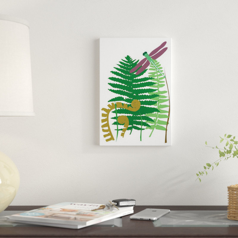 « palm imaginaire jardin ii », impression sur toile, H 60 po x l 40po x P 1,5 po, Toile tendue