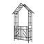 Arche de jardin en métal avec barrière W58,07 * H97,24