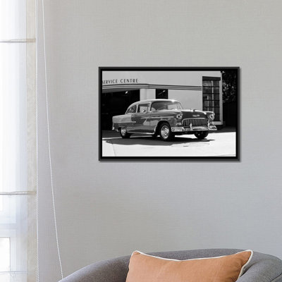 «1955 Chevy Bel Air», reproduction de photo sur toile