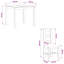 2 -Person Oak Solid Wood Dining Set-1228851654-1228851514-1228851519-1228851652
