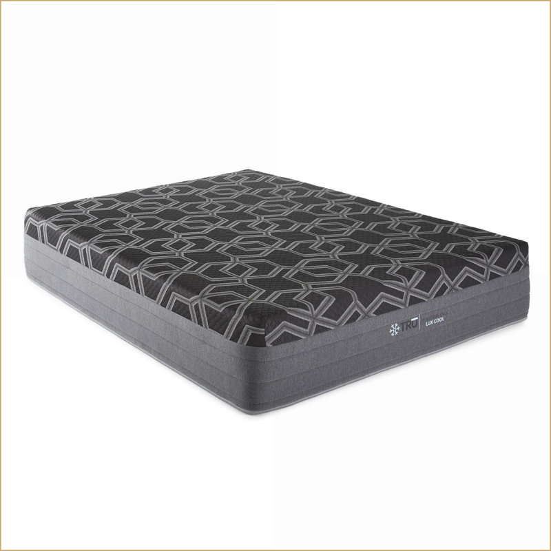 Matelas | Matelas rafraîchissant à surface lisse 14 po | Mousse | Très grand
