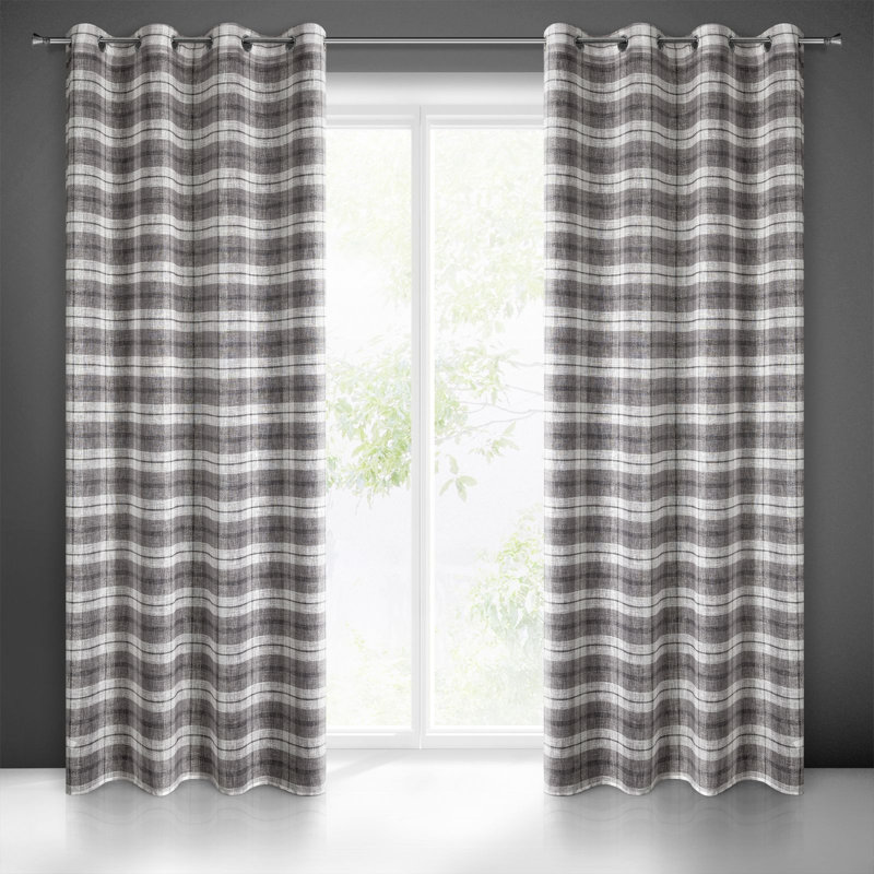 Tata Eyelet Semi Sheer Curtain