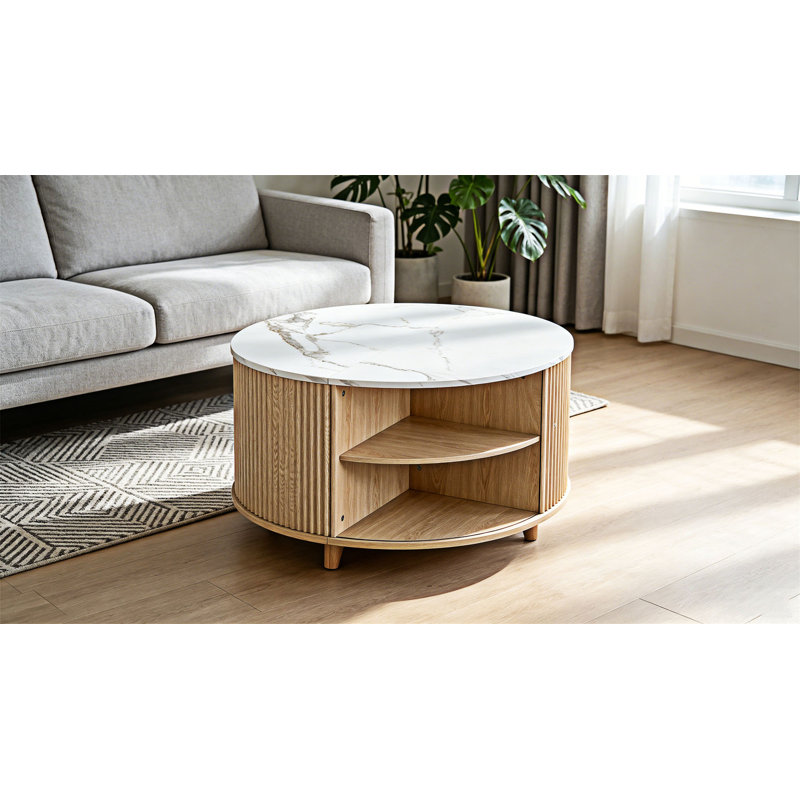 Table basse avec rangement