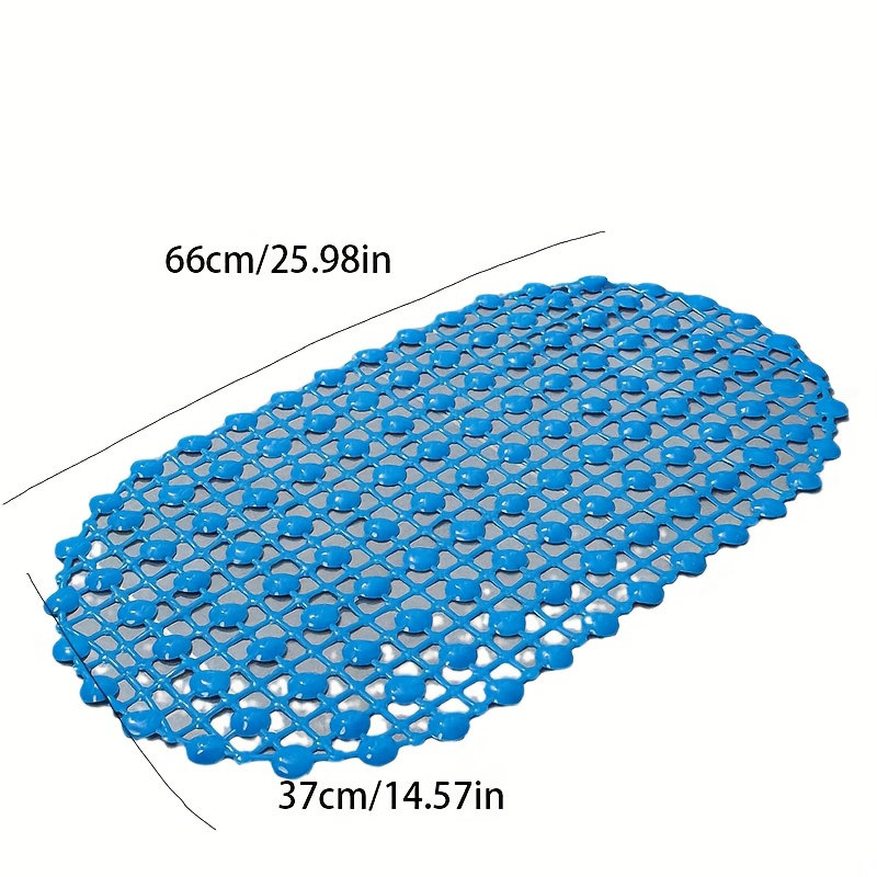 2 pièces antidérapant pour salle de bain PVC antidérapant pour salle de bain, Rouge