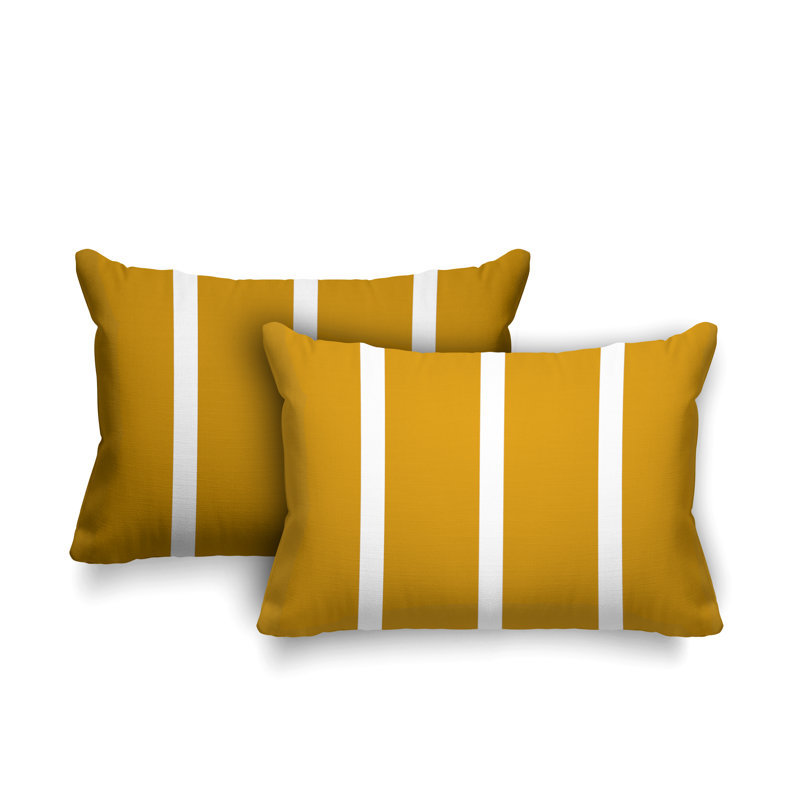 Coussin intérieur / extérieur Tripo, Jaune