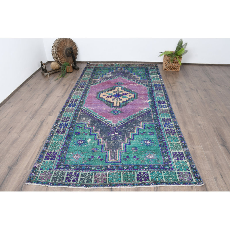 Tapis vintage en laine Vintage, 59,4 x 111 po