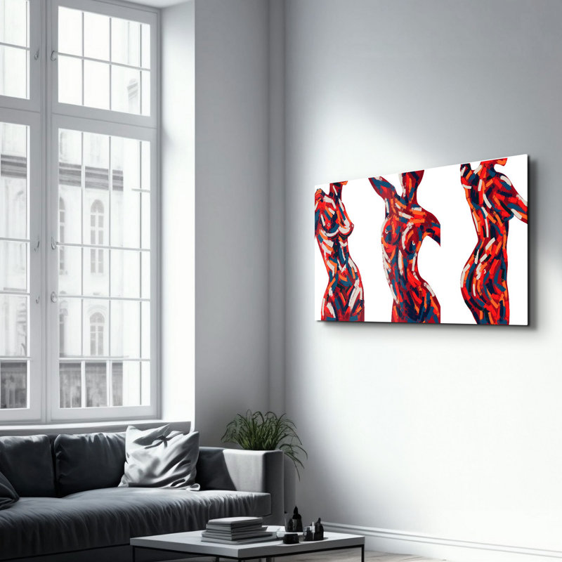 Elegant Tempered Glass Wall Art Painting, 13.8 x 21.7 inches | 100% Tempered Glass, Thickness: 0.16 inches | UV Printed for Vibrant Colors | Perfect for Home Decor, Living Room, & Office Spaces