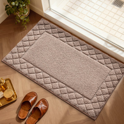 Tapis de bain ultra doux antidérapant lavable