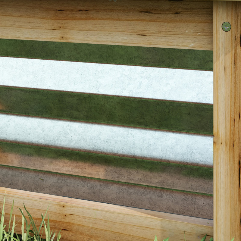 Ensemble de jardin surélevé en métal galvanisé 35,5 x 17,75 x 12 po