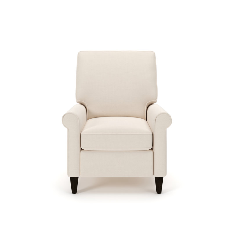 Molly Upholstered Pushback Recliner, Canvas Canvas