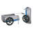 22'' H x 28'' W Utility Cart with Wheels