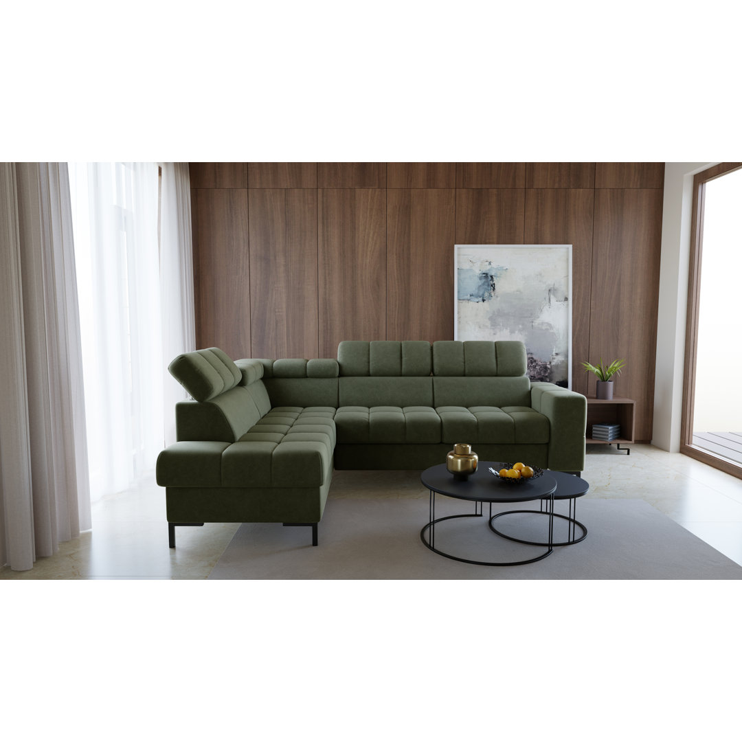 Ecksofa Arniya mit Bettfunktion