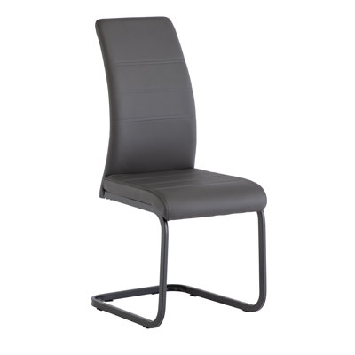 Roelke 45cm H Upholstered Side Chair in Grey
