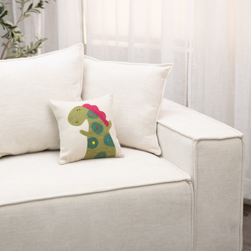 Wool Square Pillow Cover & Insert