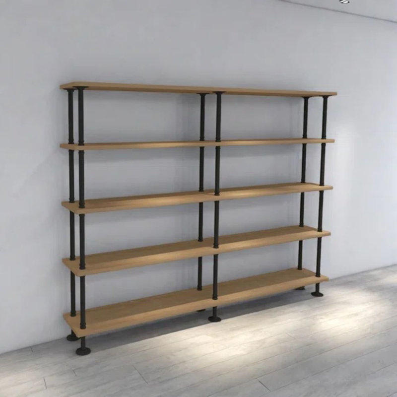 Simple and high-quality bookcase, (5 Shelves) 55.1"H x 70.8"W x 11.8"D