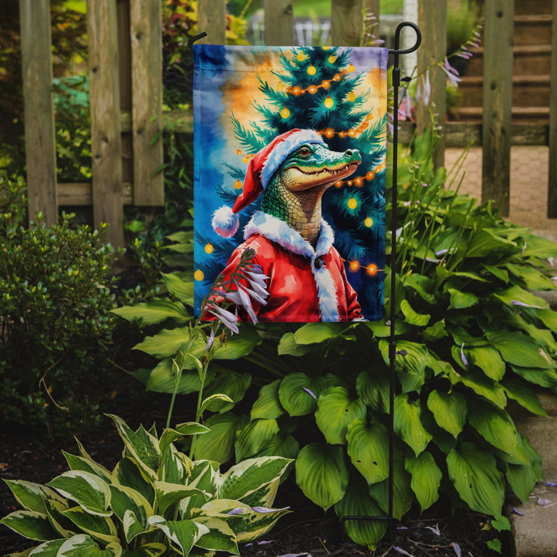 Drapeau de jardin de Noël, Alligator