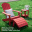 Repose-pieds Hiir Adirondack, repose-pieds pliable extérieur en plastique Adirondack -984344647