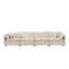 Banc confortable en chenille 4 - peu encombrant avec base, repos confortable